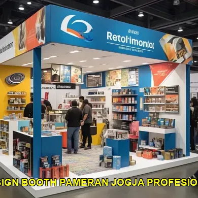design booth pameran jogja profesional
